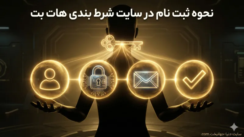 📝 نحوه ثبت نام در سایت شرط بندی هات بت